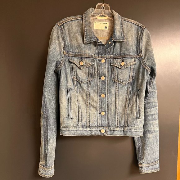 rag & bones Nico Denim Jacket - size M - Picture 12 of 12